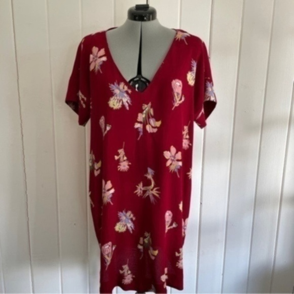 Madewell Red Birds of Paradise Dress​​​​​ - Picture 5 of 10